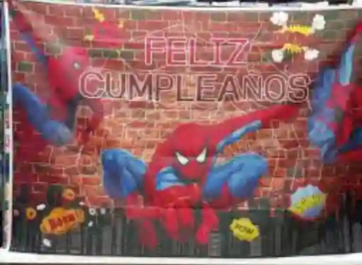 Fondo O Poster Para Fiesta Spiderman