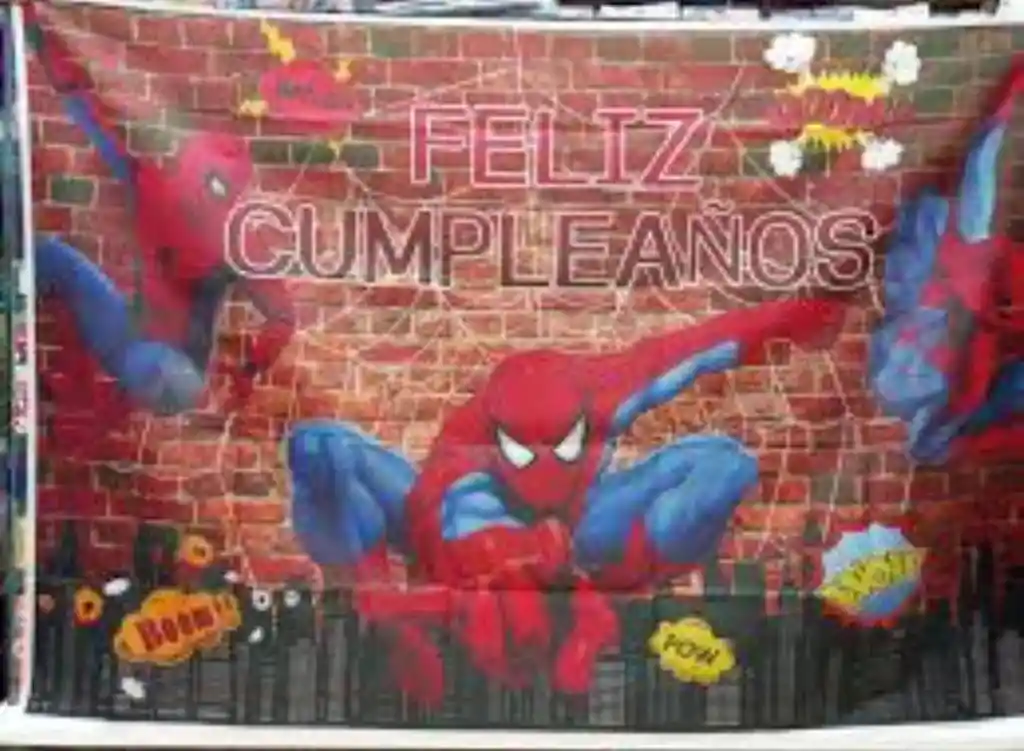 Fondo O Poster Para Fiesta Spiderman