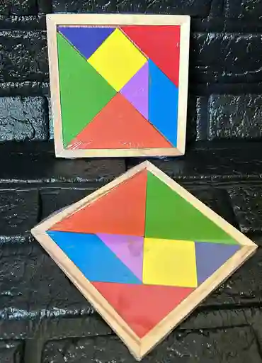 Tangram Madera 14x14 Cm