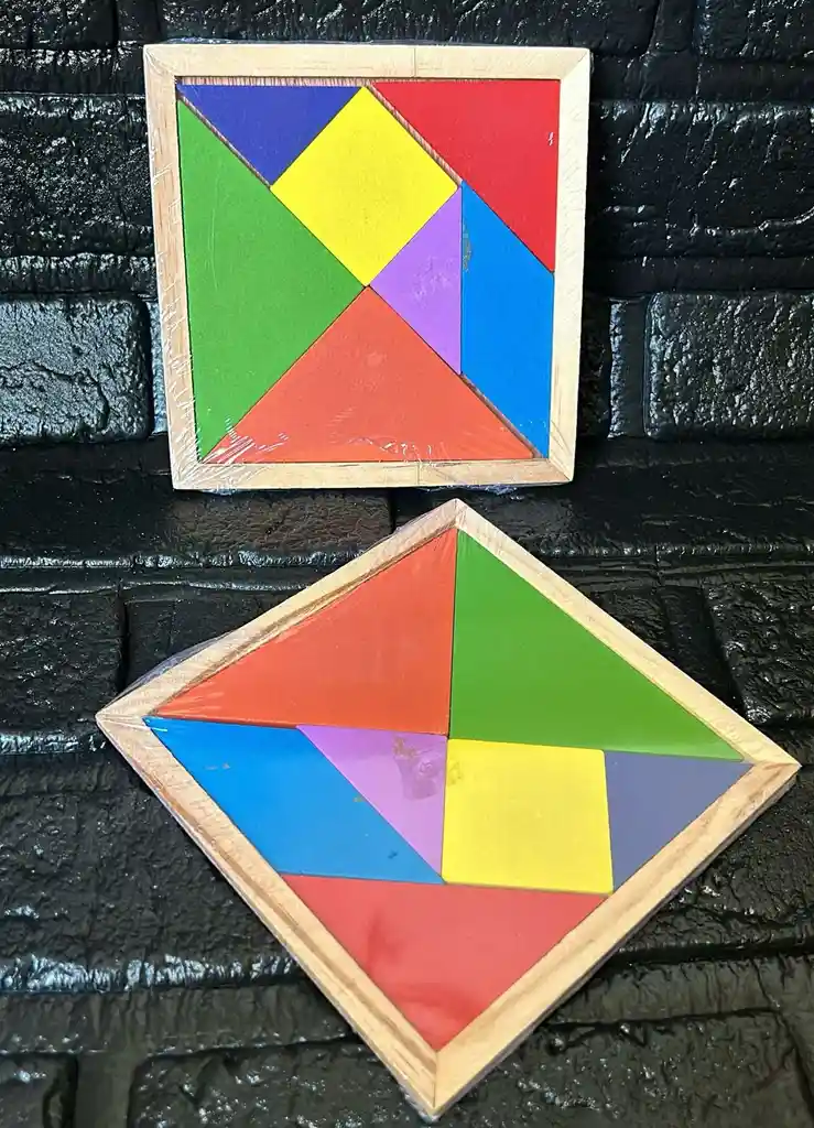 Tangram Madera 14x14 Cm