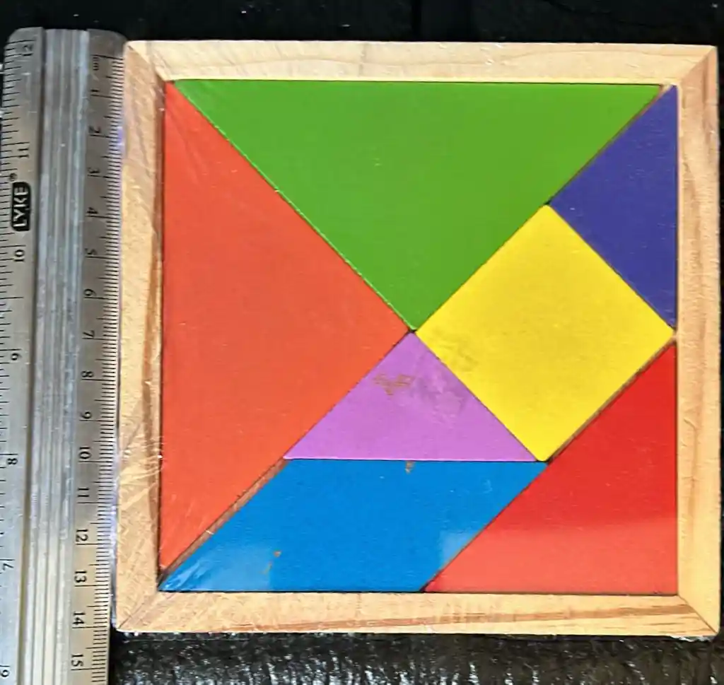 Tangram Madera 14x14 Cm