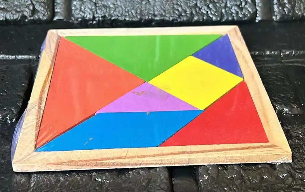 Tangram Madera 14x14 Cm