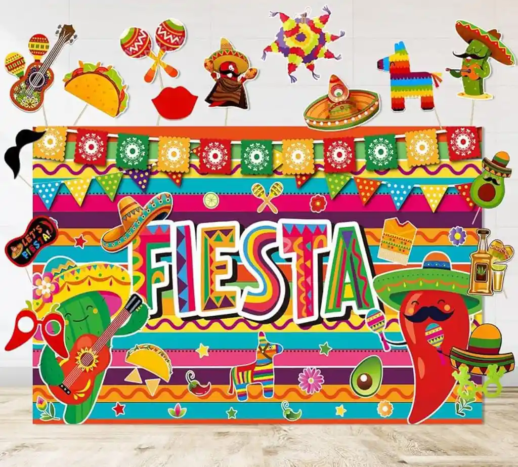 Fondo O Poster Para Fiesta Mexicana