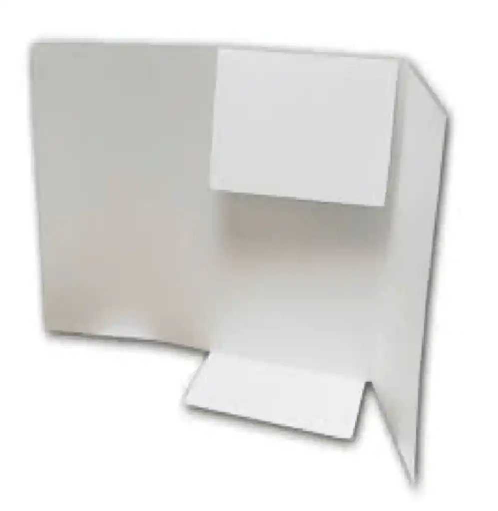 Carpeta Cuatro Solapas O Cuatro Aspas Blanca