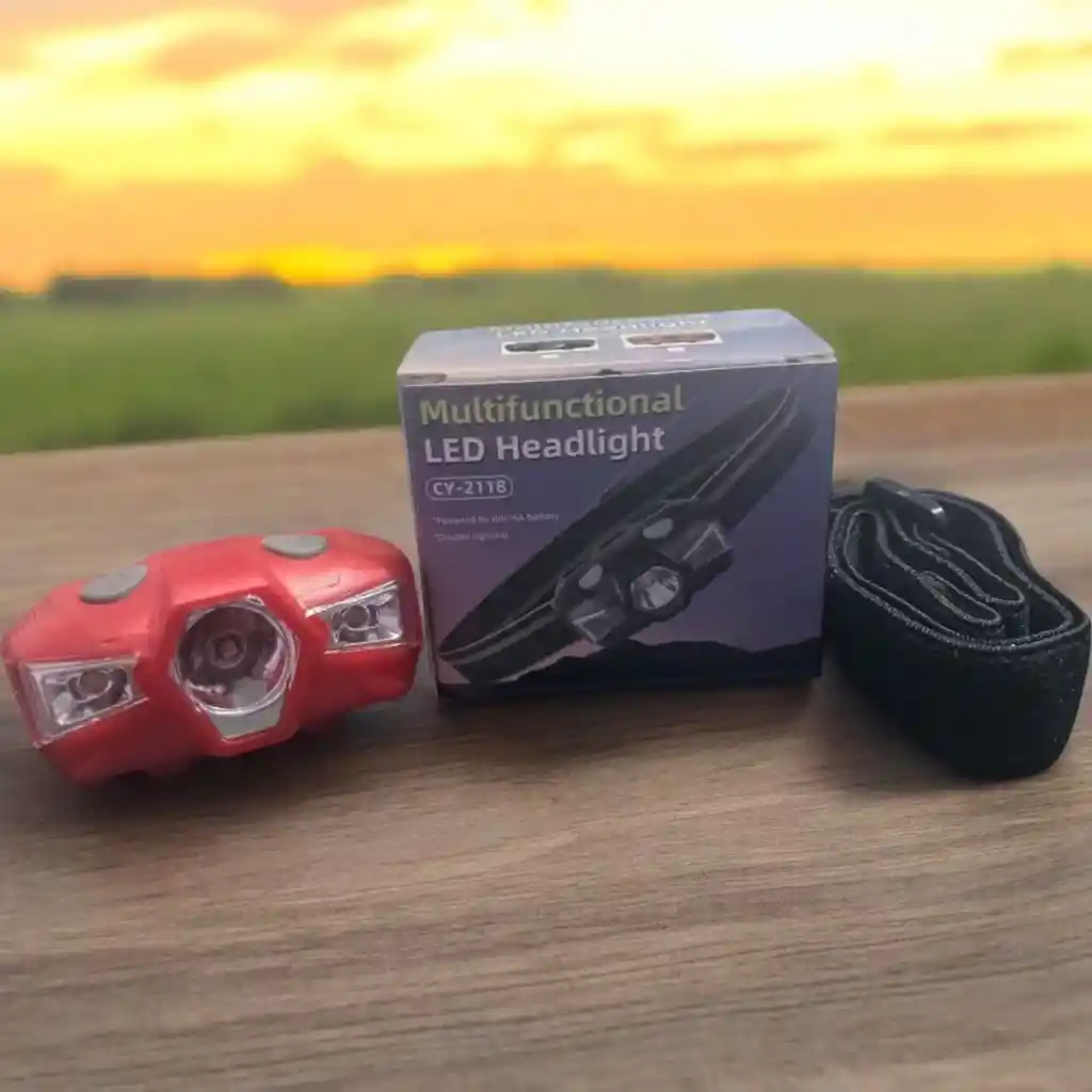 Linterna Minera De Pilas, 5 Modos De Luz Led / Cy - 2118