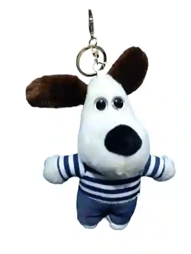 Llavero De Peluche Con Diseño De perro
