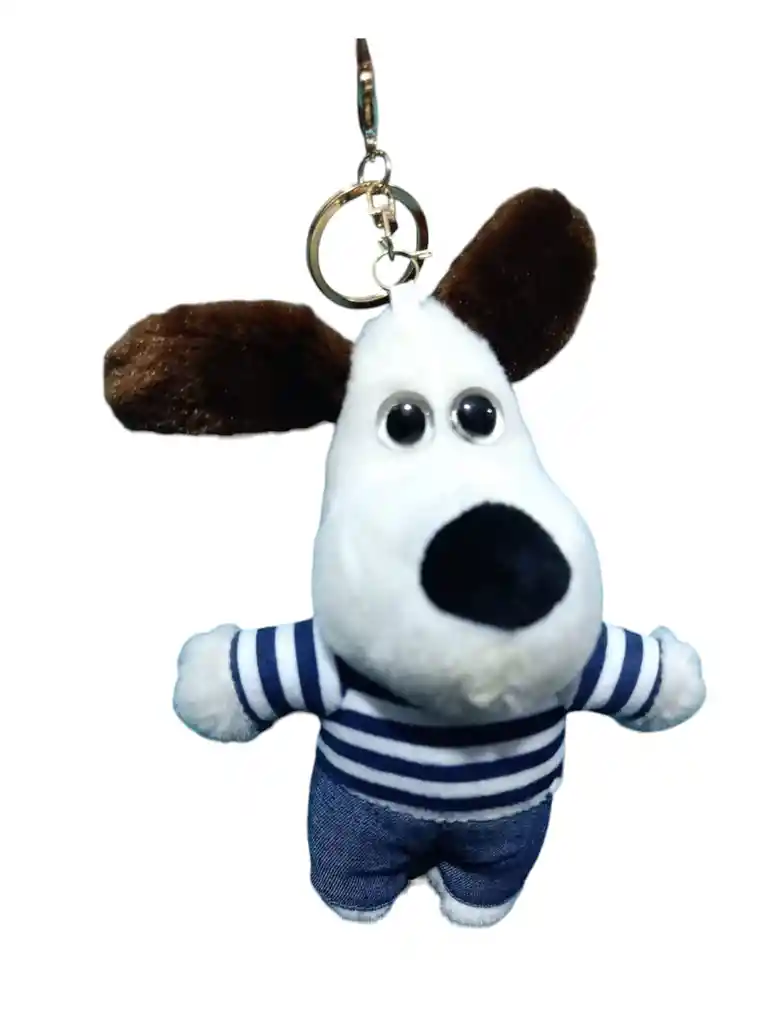 Llavero De Peluche Con Diseño De perro