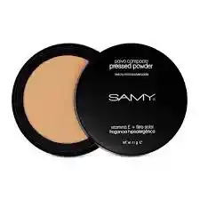 💁‍♀️ Polvos Compactos Samy – Tono 3 (beige Medio) 🧽