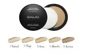 💁‍♀️ Polvos Compactos Samy – Tono 3 (beige Medio) 🧽