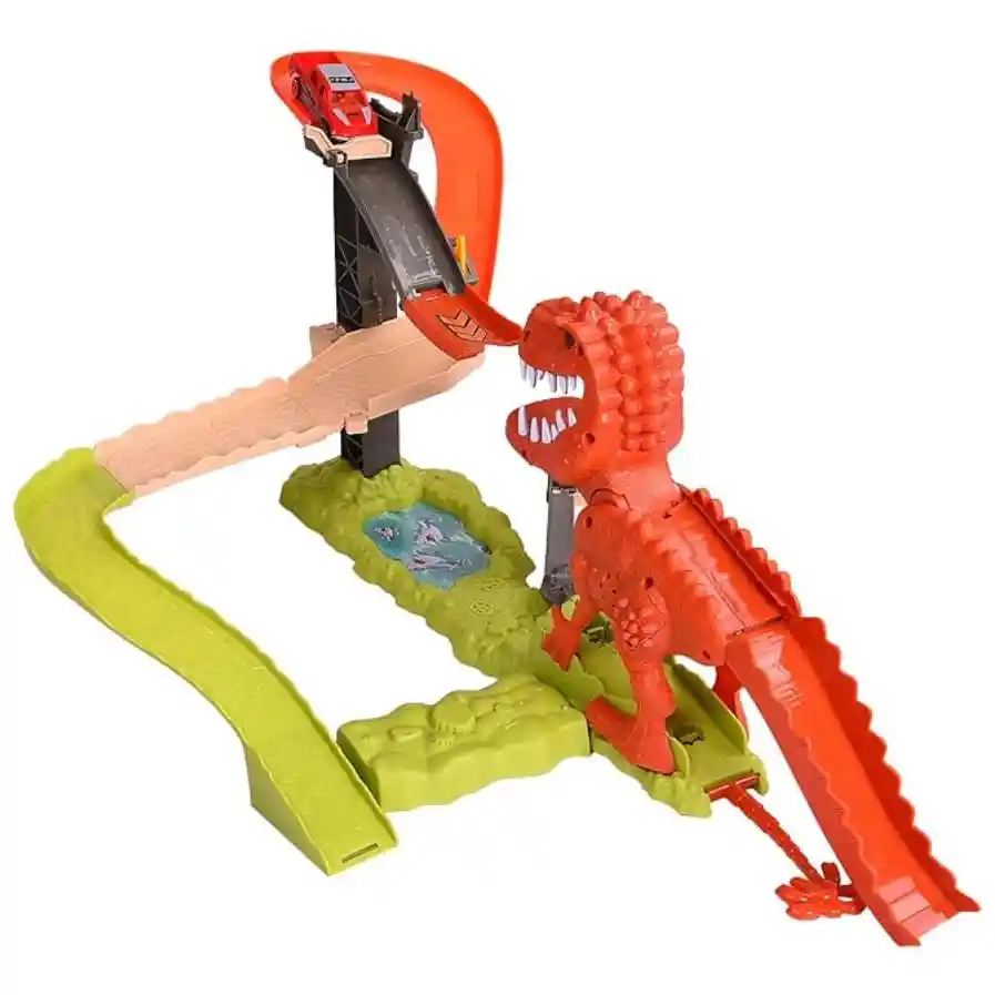Pista De Carros Dinosaurio Orbital Car T- Rex Con Sonido