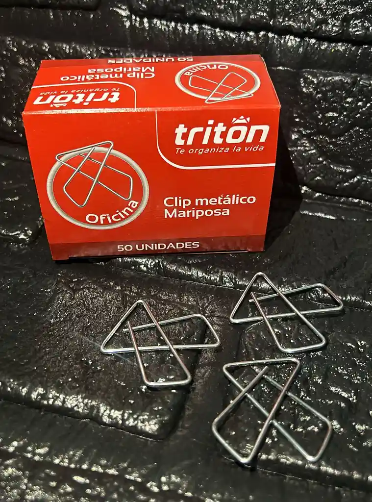 Clips Mariposa Metalico Triton X50 Unidades