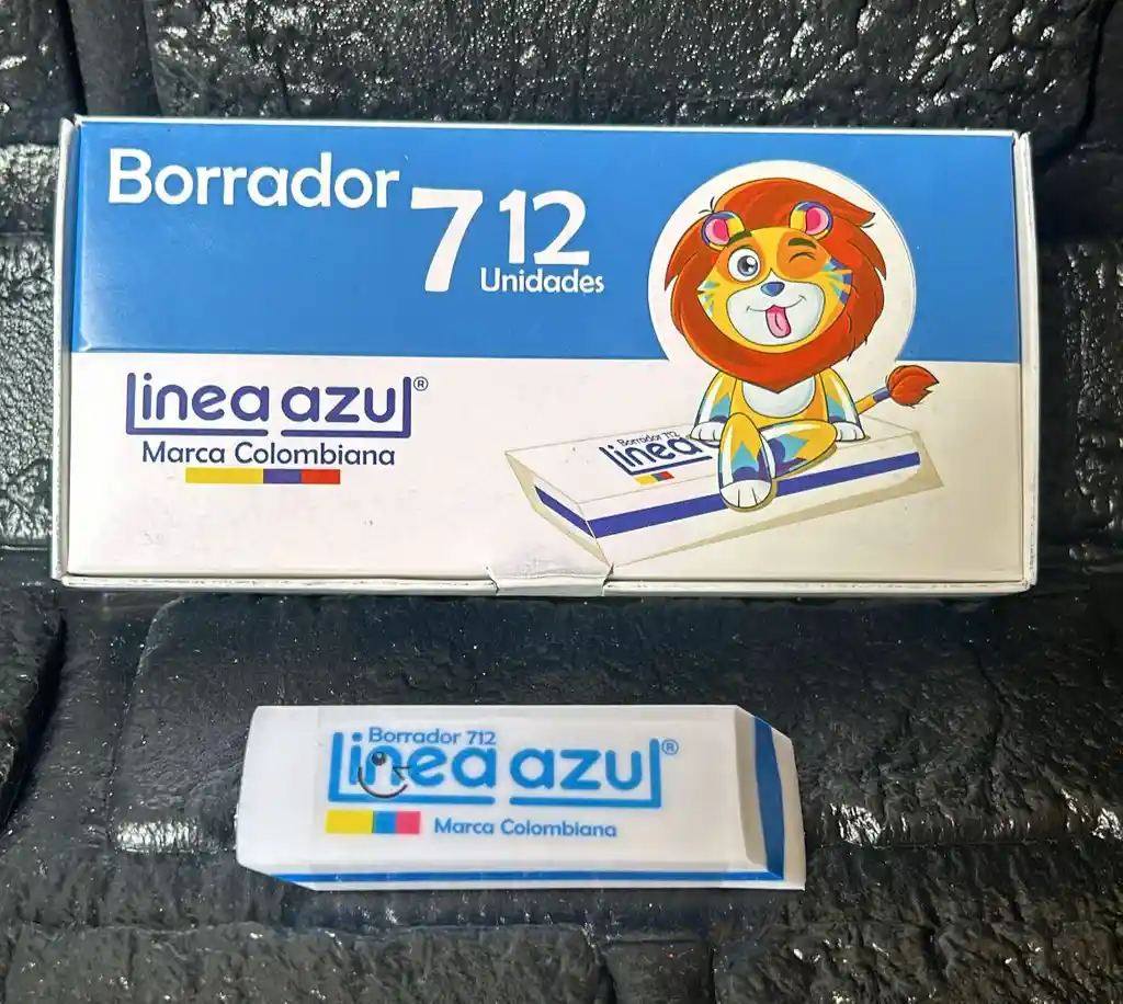 Borador Linea Azul 712 Caja X12 Unidades