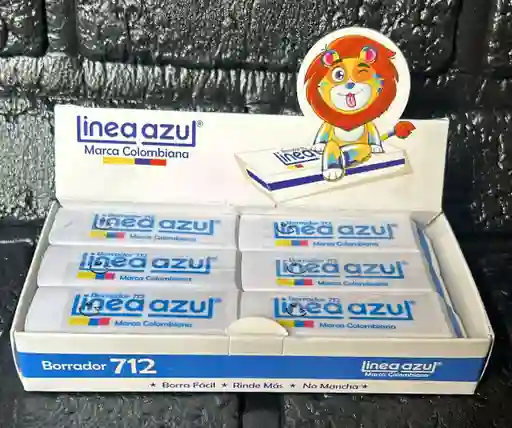 Borador Linea Azul 712 Caja X12 Unidades