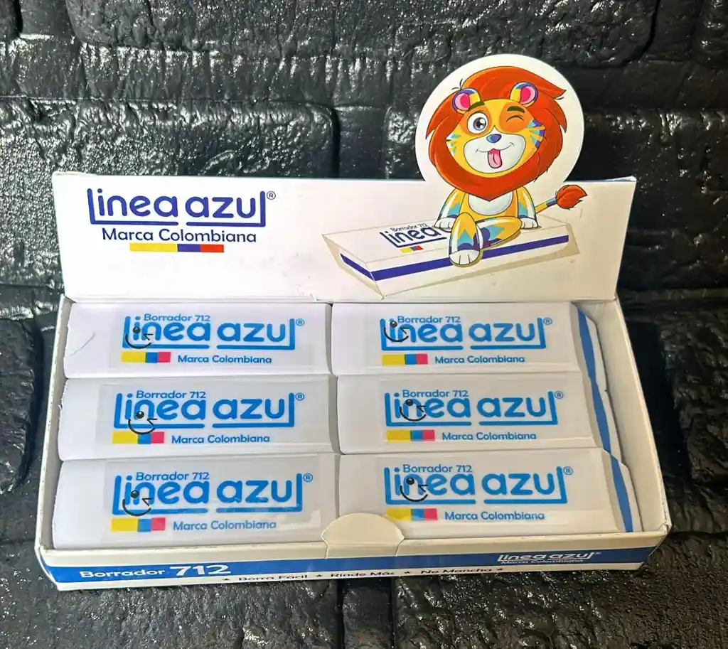 Borador Linea Azul 712 Caja X12 Unidades