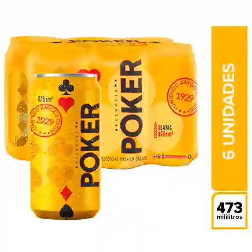 Poker Six Pack - 473 Ml