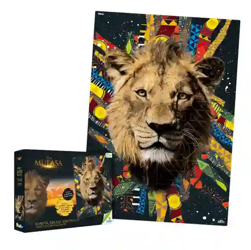 Rompecabezas De 1000 Piezas De 48 X 69 Cm Mufasa El Rey Leon