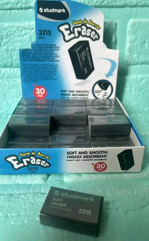Borrador Negro Miga De Pan Studmark