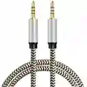Cable Auxiliar De Audio 1 En 1 Jack 3.5 De 2 Metros