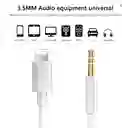 Cable Adaptador Auxiliar Audio Jack 3.5 Compatible Con Lightning Para Dispositivos Apple