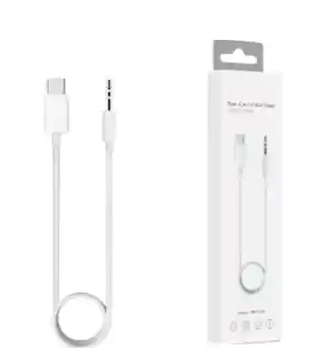 Cable Auxiliar De Audio Tipo C A Jack 3.5 De 1 Metro