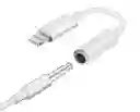 Adapatdor De Lightning A Jack 3.5 Para Dispositivos Apple