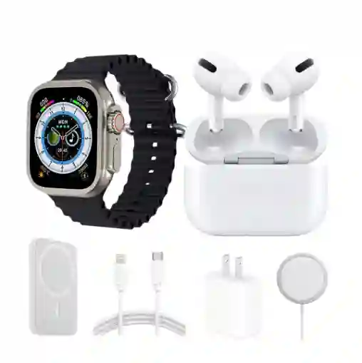 Combo Smartwatch X8 Ultra Unique Conbination Todo En Uno