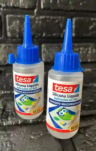 Pegante Silicona Liquida 60ml Tesa