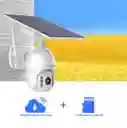 Camara Inteligente Ip Wifi Exteriores Carga Solar 1080p Ptz