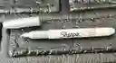 Marcador Sharpie Plateado Fino