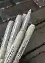Marcador Sharpie Plateado Fino