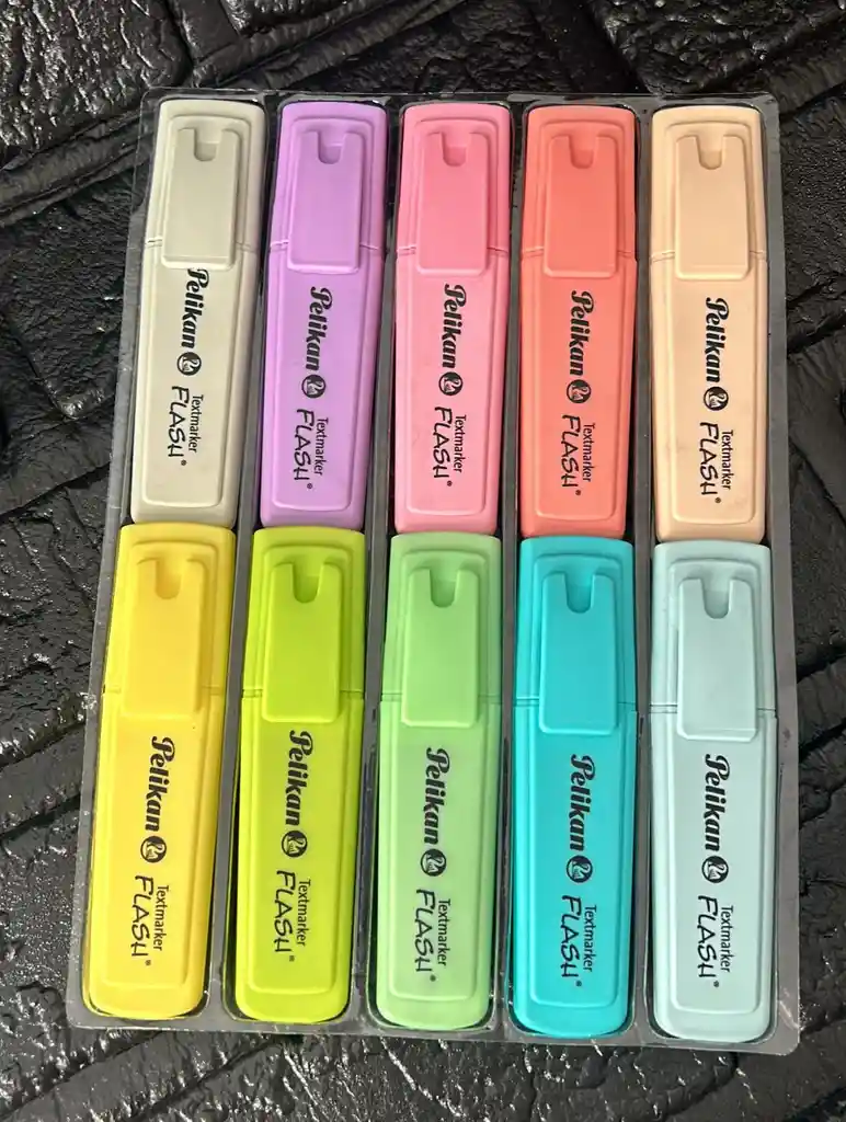 Resaltadores Pastel Flash X10 Pelikan