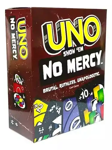 Juego No Mercy De Mesa Uno Juego De Cartas No Mercy