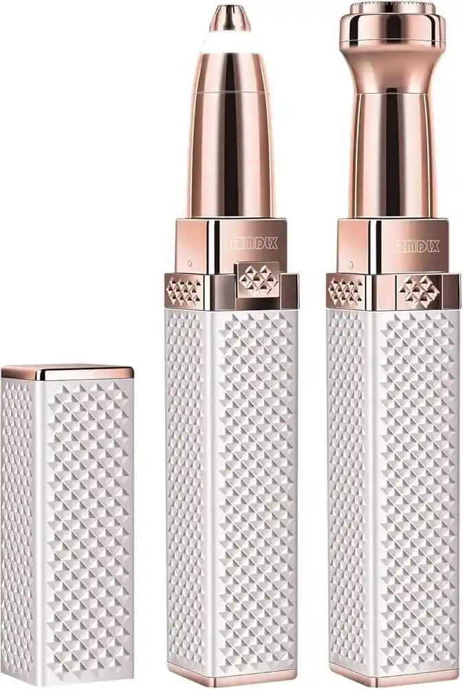 Depilador Facial 2 En 1 Recargable Lápiz Labial