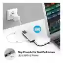 5 En 1 Usb Hub Adaptador Pd 3.0 Tipo C Hdmi 4k 5gbps