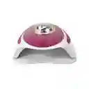 Lampara Uñas Panda Uv Led Pantalla Ajuste Nivel Brillantes Fucsia 268w