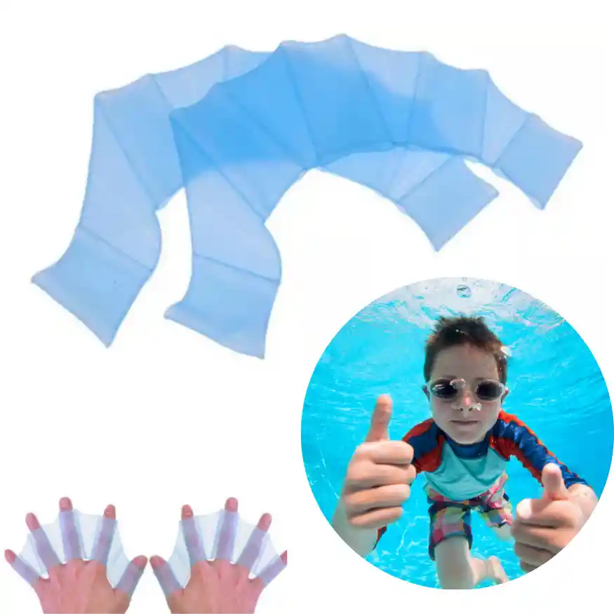2 X Aletas De Manos Para Natacion