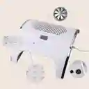 Lámpara De Uñas Uv Led Con Extractor De Polvo 88w 2 En 1 Profesional