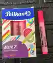 Resaltador Fucsia Pelikan Caja X10 Unidades