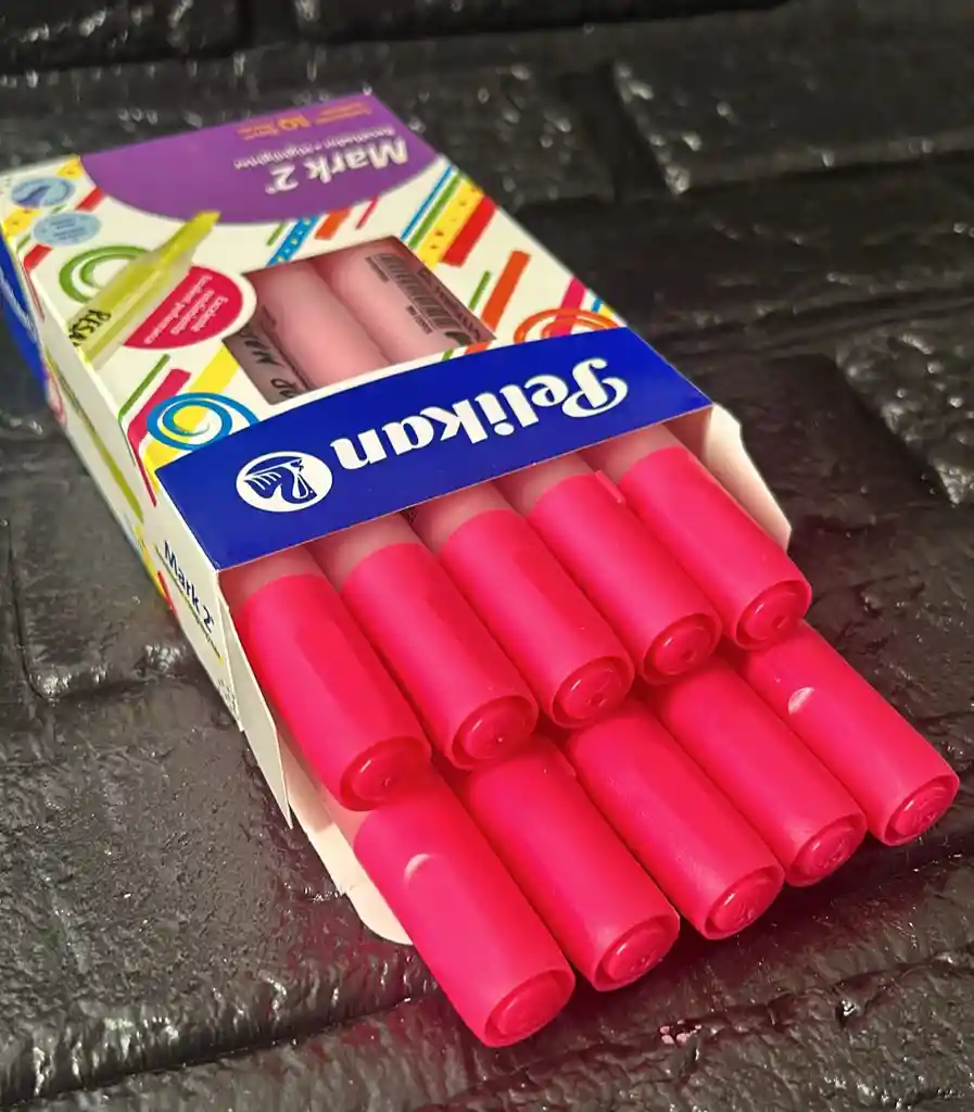 Resaltador Fucsia Pelikan Caja X10 Unidades