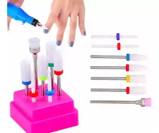 Kit De Brocas Puntas Fresa Ceramica Para Drill Pulidor