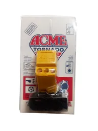 Silbato Pito Acme Tornado Colors Profesional Obsequio Cordón - Amarillo