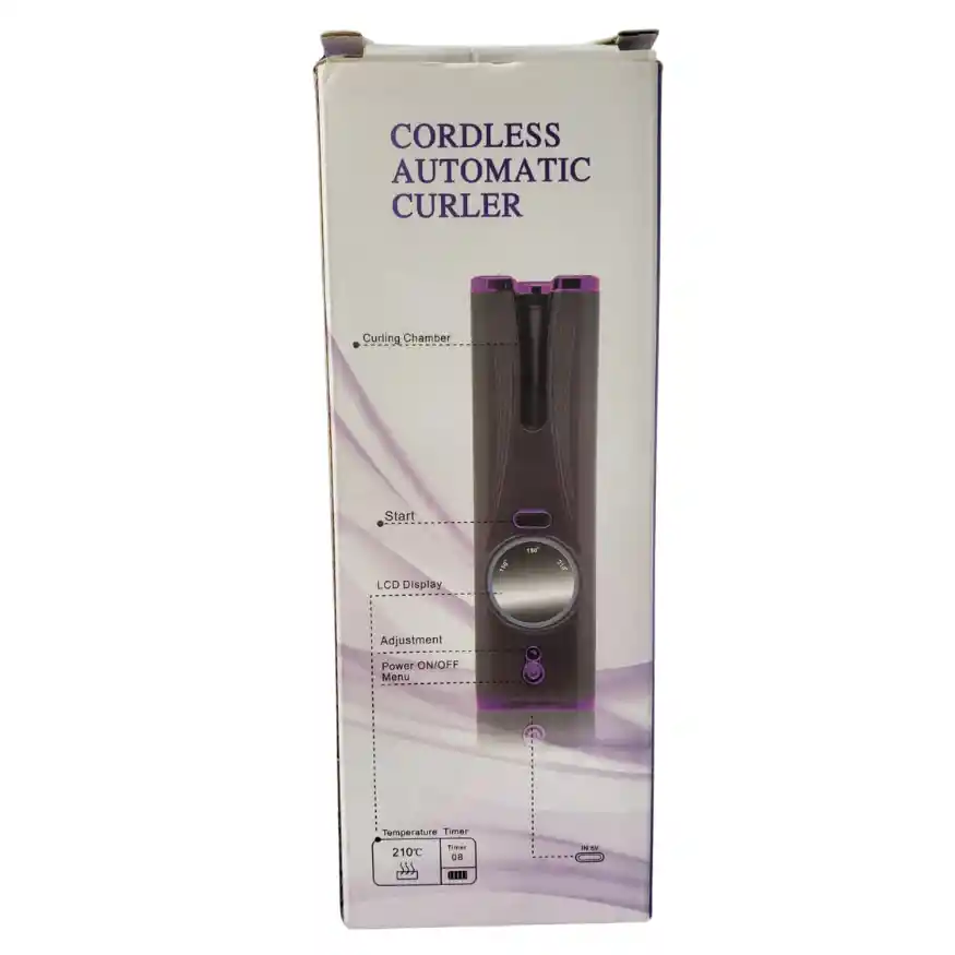 Rizador Inalámbrico Electrico Portatil