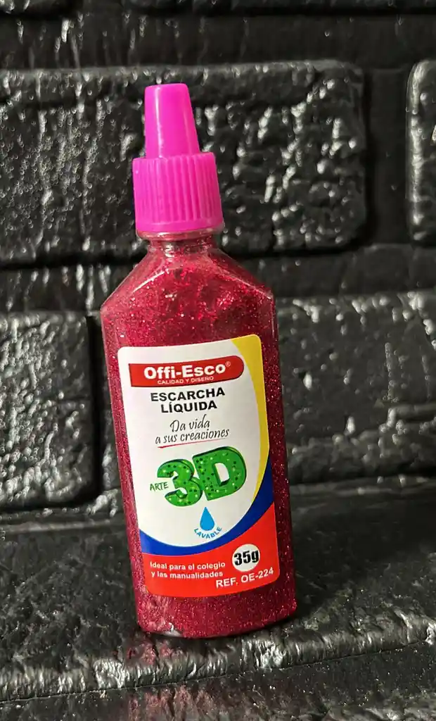 Escarcha Liquida Fucsia 35g Offi-esco