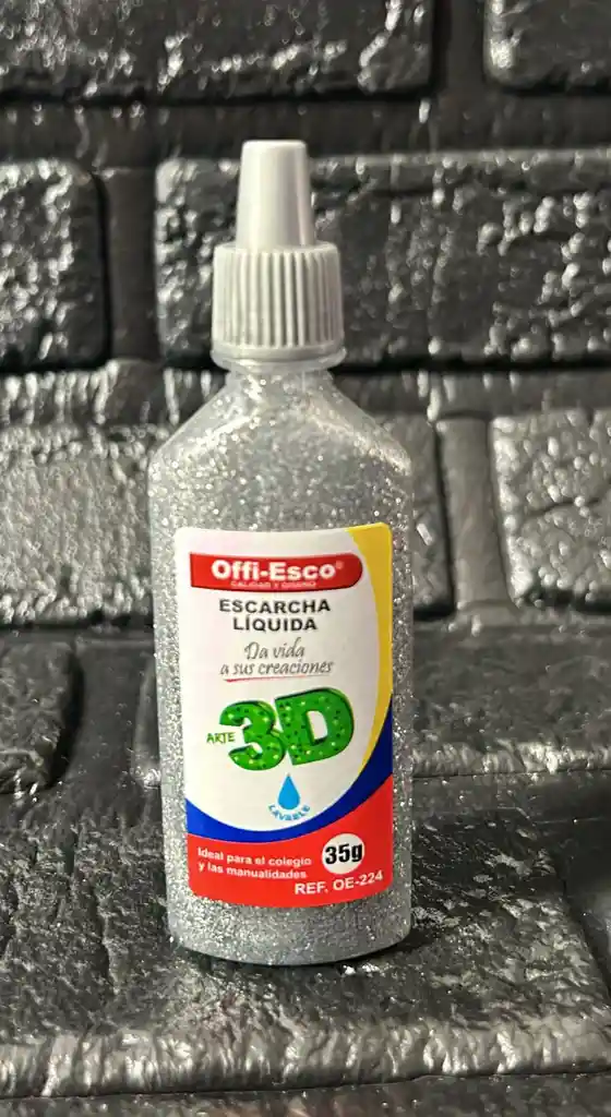 Escarcha Liquida Plateada 35g Offi-esco