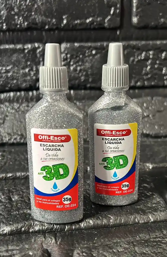 Escarcha Liquida Plateada 35g Offi-esco