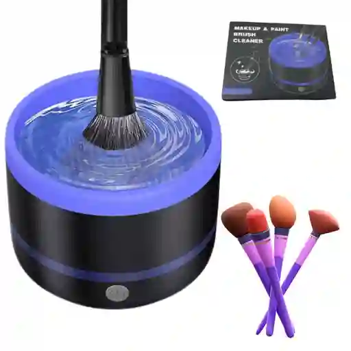 Mini Maquina Limpiador De Brochas De Maquillaje