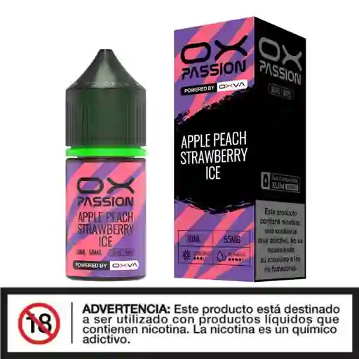 Ox Passion Salt - Apple Peach Strawberry Ice 55mg
