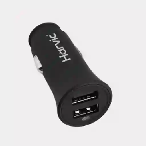 Cargador Para Carro Plugin Doble Puerto Usb Carga Rapida Harvic Pl-224