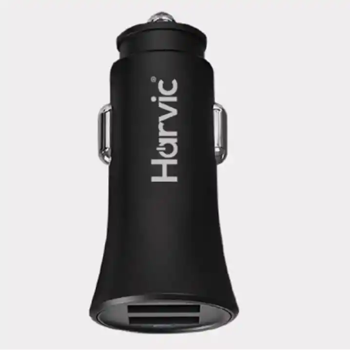 Cargador Para Carro Plugin Doble Puerto Usb Carga Rapida Harvic Pl-224