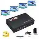 Adaptador Multiplicador 4 En 1 Out Hd 1080p 3d 1.4 Hdmi Splitter Duplicator Amplifier Switch Ac Adapter